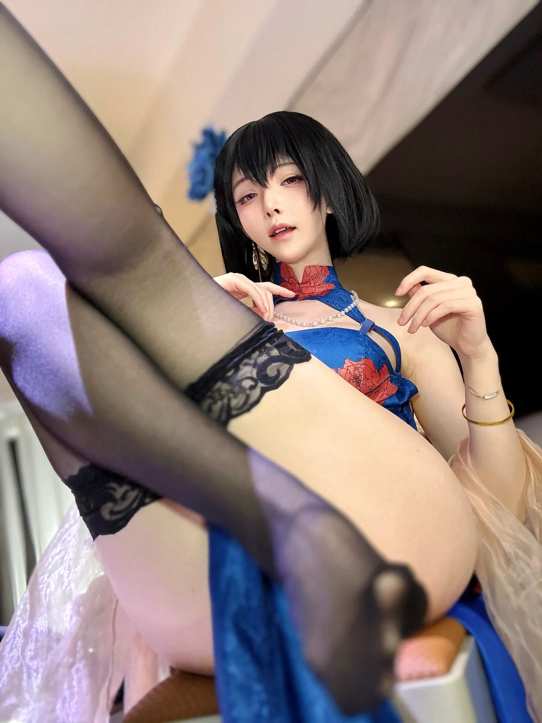 一小央泽 - 碧蓝航线 建武 旗袍 [87P,7V-1.85GB] tg@simisebaisi 【丝足阁】031.webp